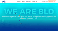 Desktop Screenshot of bluelaserdesign.com
